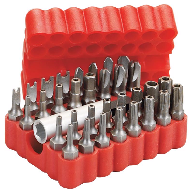 Mayhew Bestway Tools B45002 Tamperproof Security Screwdriver Bit Set, 33-Piece