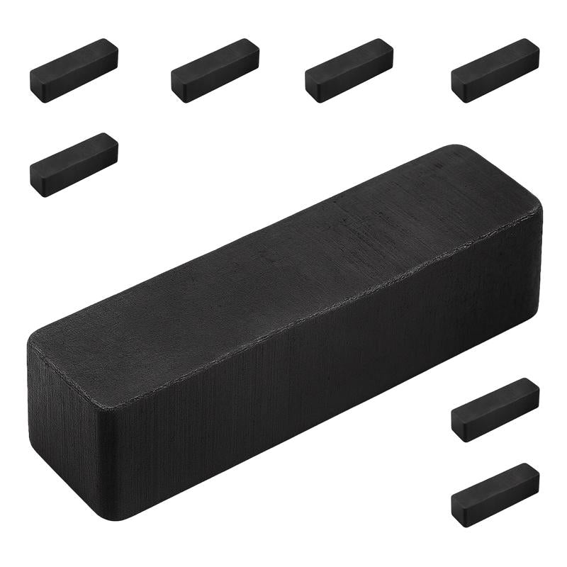 Ceramic Block Magnet, 3/16" Thick, 1/4" Wide, 7/8" Length (Pack of 8)