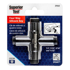 Superior Tool 3960 valve key Black
