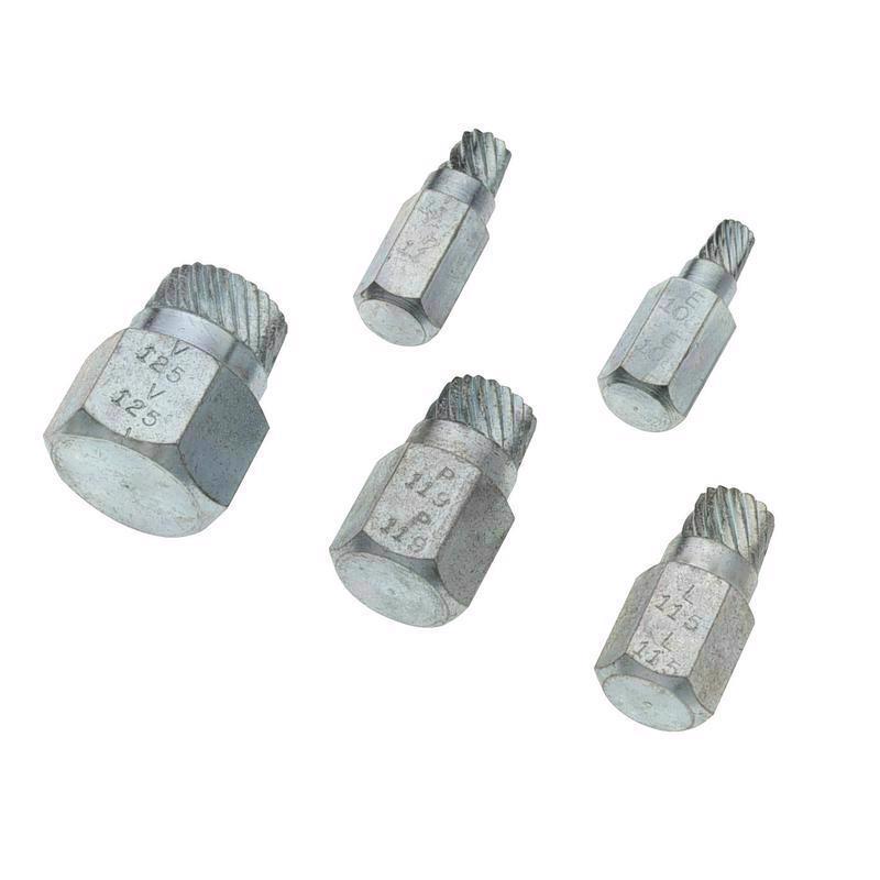 Superior Tool 05250 Bolt Extractor Kit, 5-Piece