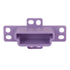 Prime-Line R 7133 drawer track backplate, Purple