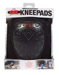 Custom LeathercraftG340 Professional Gel Kneepads,Blacks,Large