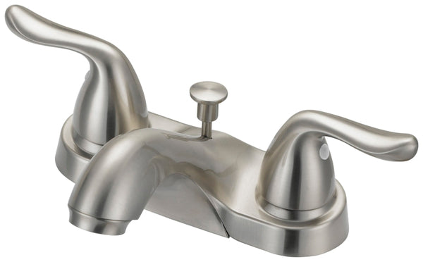 Boston Harbor Faucet Lav 4In 2Hndl Lever Nic F5121033NP