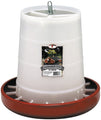 Little Giant Plastic Hanging Poultry Feeder | Heavy Duty Automatic Feed Container for Poultry (Red, 22 Pound) PHF22