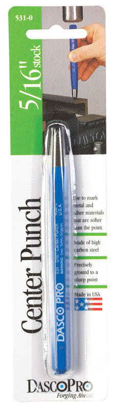 Dasco Pro 531 Center Punch, 5/16-Inch