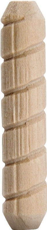 Grand River Wood Products 20 Piece .31" Dia. x 1.5" Hardwood Spiral Groove Dowel Pin 775-CS