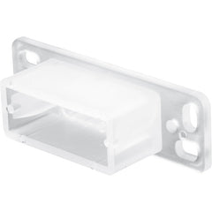 Prime-Line R 7145 drawer track backplate, White