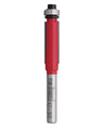 Freud Bearing Flush Trim Bit - Ideal for Trimming Laminates & Pattern Routing - 3/8" Diameter, 1/4" Shank, 2-13/16" Overall Length - 42-100