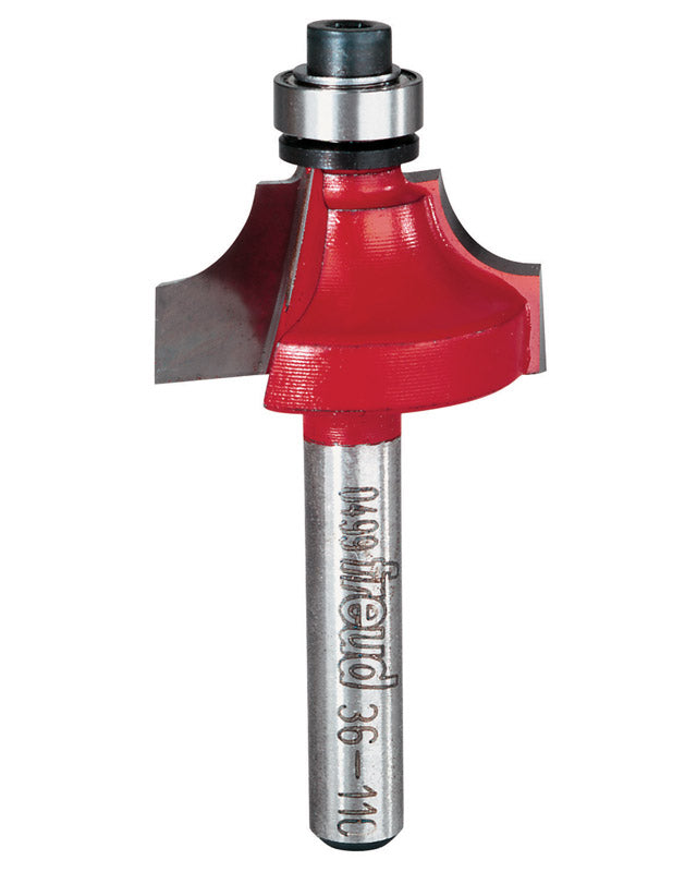 Freud 1/4" Radius Beading Bit with 1/4" Shank (Quadra-Cut) (36-110)