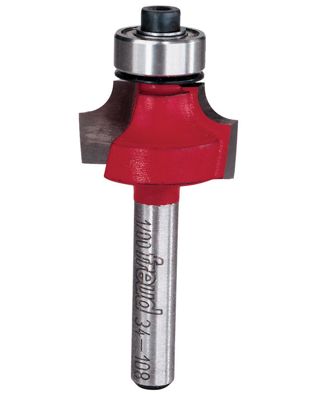 Freud 34-108 3/16" Radius Rounding Over Bit w/1/4" Shank