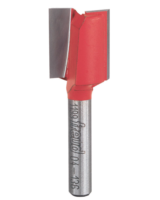 Freud 5/8" (Dia.) Double Flute Straight Bit with 1/4" Shank (04-136)