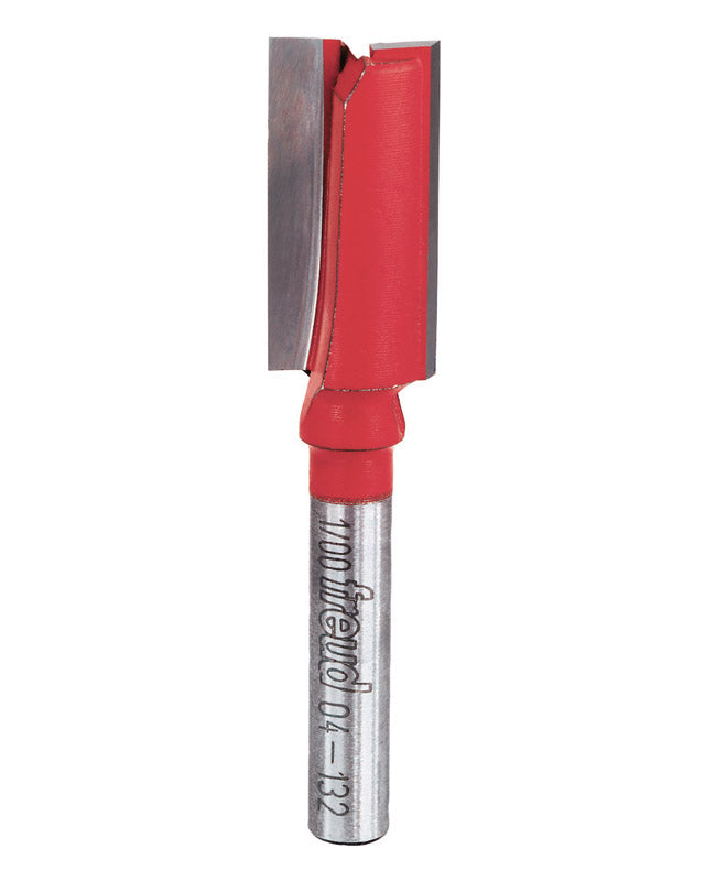 Freud 04-132: 1/2" (Dia.) Double Flute Straight Bit Red