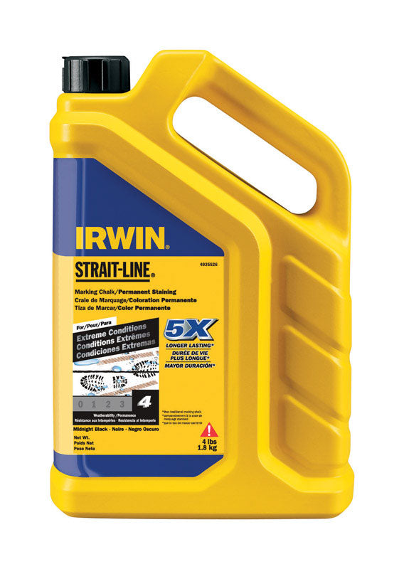 Irwin Chalk 4 Lb Midnight Black Permanent 4935526
