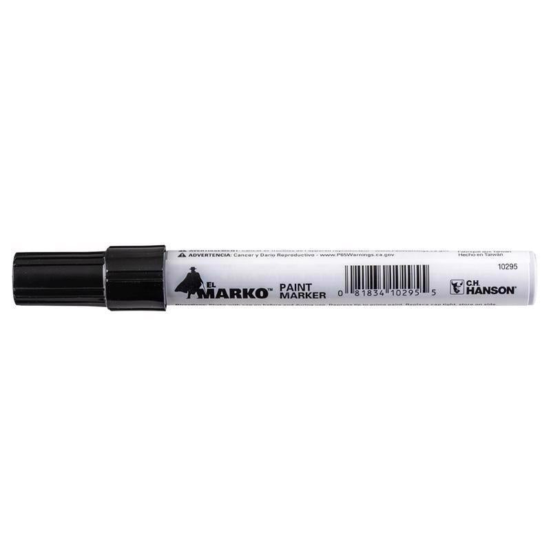 C.H. Hanson Sure-Point Black Valve Tip Paint Marker 1 pk