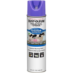 Rust-Oleum 383021 Livestock Marking Spray Paint, 17 oz, Fluorescent Purple
