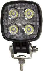 PM V913-MV Compact Work Light, 0.65/1.3 A, 12/24 V, 4-Lamp, LED Lamp, 900 Lumens, 6500 K Color Temp, Black