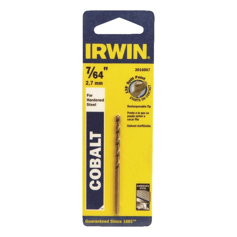 Irwin 3016007 7/64" X 2-5/8" Cobalt Drill Bit