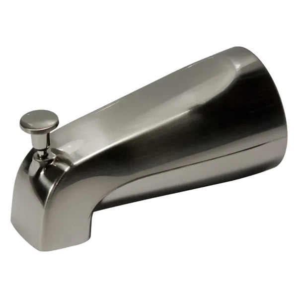 Plumb Pak Bathtub Spout W/Diverter Brushed Nickel PP825-36N