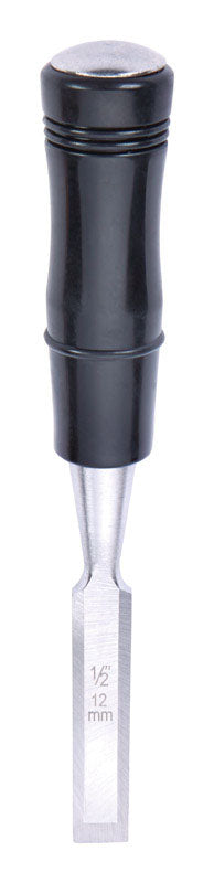 Steel Grip 1/2 in. W x 4 in. L Hardened Steel Wood Chisel Black 10 pc.