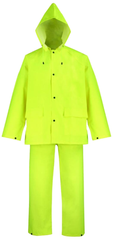 DiamondBack Unisex-Adult's Rain Suit (Yellow, Large) OX025PU-L
