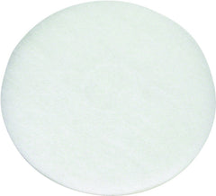 North American Paper 970474 floor polishing pad, White
