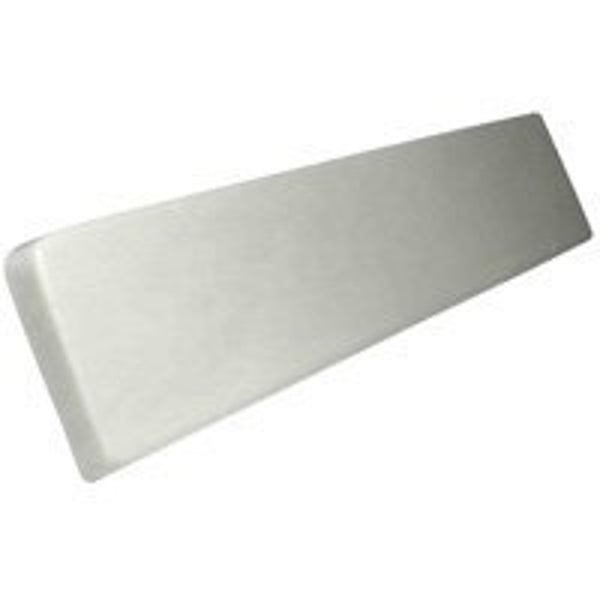 Foremost Cultured Marble Side Splash, 22" White Swirl WW-22L
