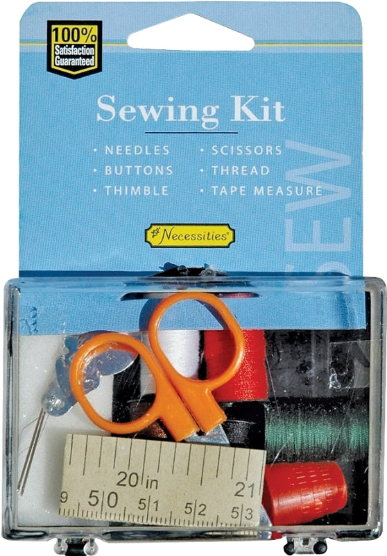 Lil' Drugstore Products Sewing Kit,(Needles, Buttons, Thimble, Scissors, Thread & Tape Measure), (Pack of 12) 7-92554-21200-7