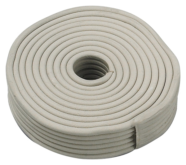 Frost King P14H Fingertip Rope Caulk, 30' Long, 6-1/4 oz, Gray, 30 Foot