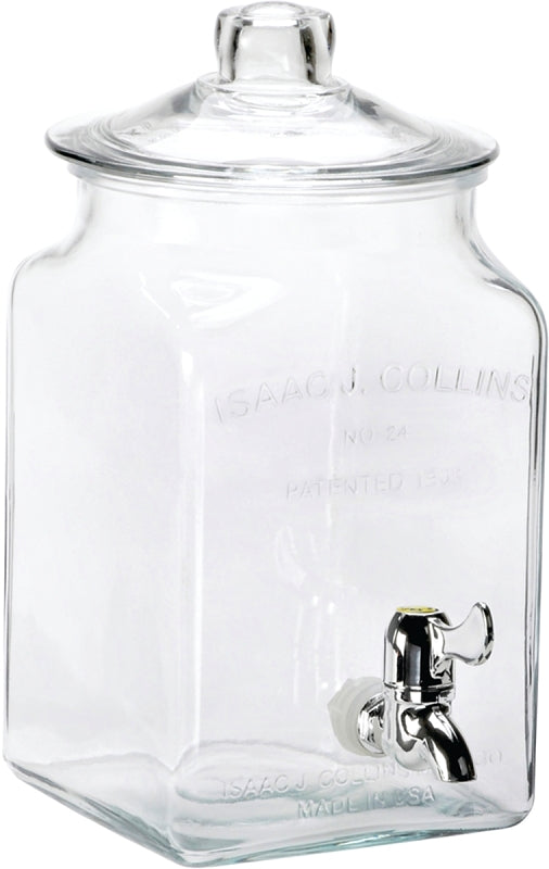 Anchor Hocking Beverage Dispenser With Spigot, 1.5 Gal, Clear 93474