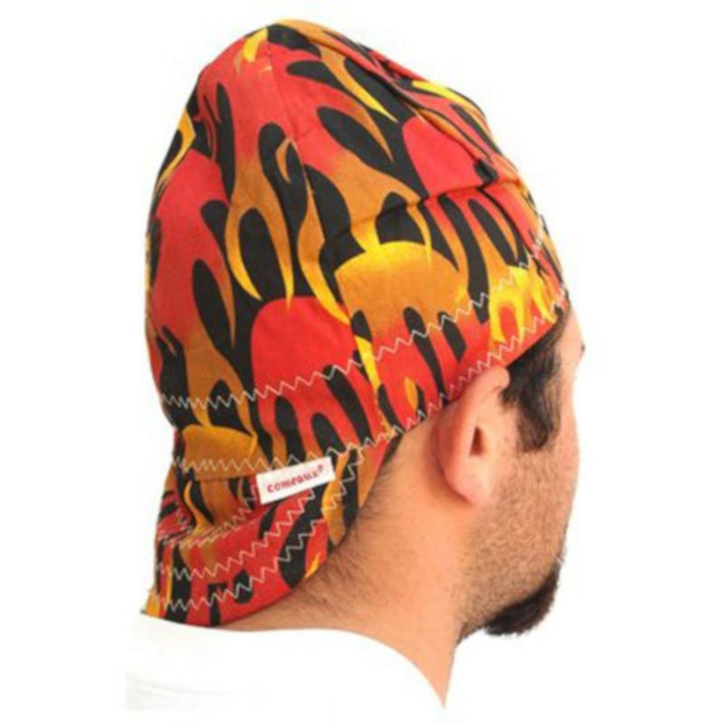 Forney 7 in. H x 7 in. W Cotton Welding Cap 0.12 lb. Multicolored 1 pc.