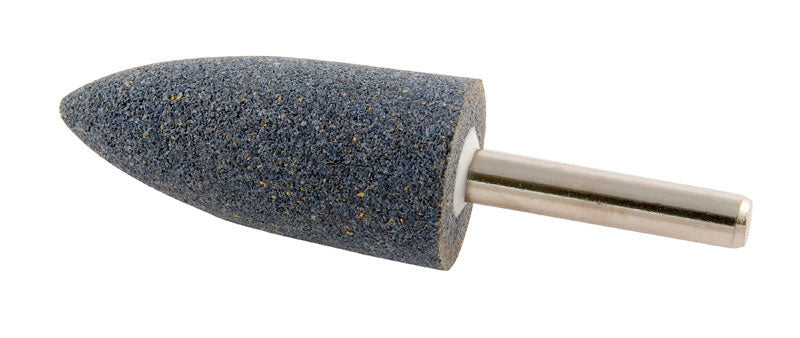 Forney 60028 Mounted Grinding Point with 1/4-Inch Shank, 2-Inch-by-7/8-Inch,Silver and Grey