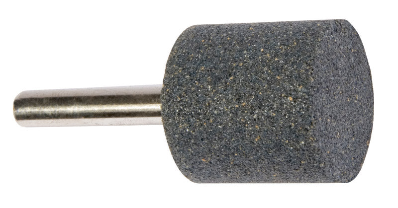 Forney 60036 Mounted Grinding Point with 1/4-Inch Shank, Cylindrical, 1-Inch-by-1-Inch,Silver and Grey
