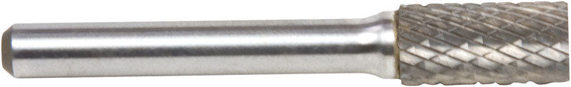 Forney 60121 Tungsten Carbide Burr with 1/4-Inch Shank, Cylindrical, 3/8-Inch