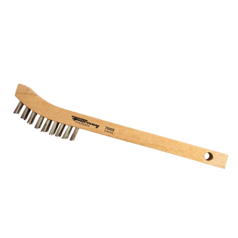 Forney 70503 Wire Scratch Brush, Stainless Steel