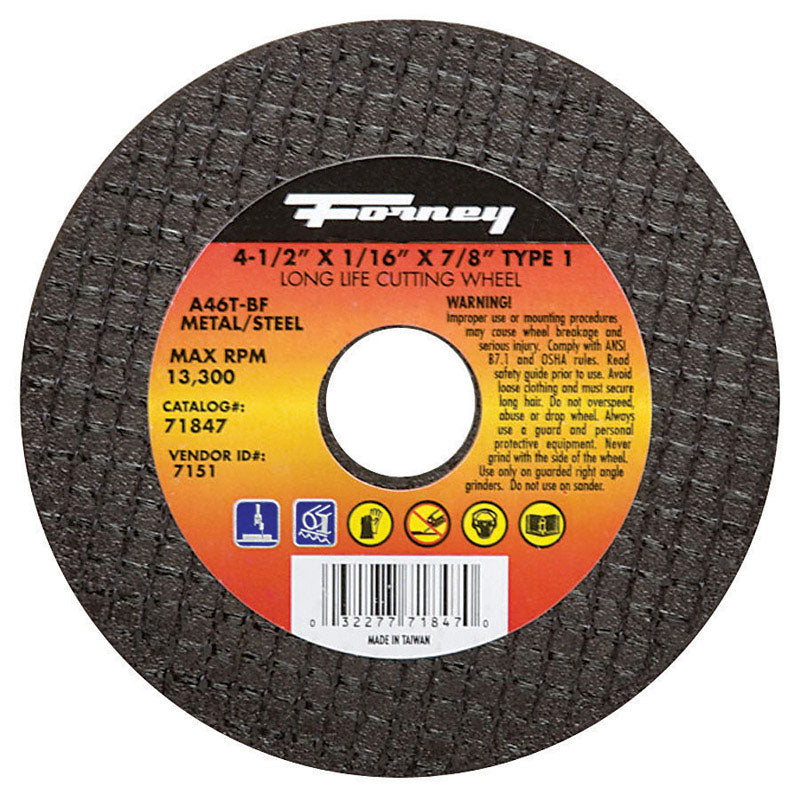 4.5x1/16x7/8 Cut Wheel