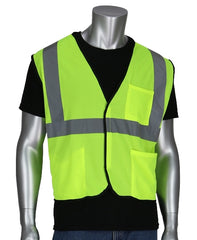 Safety Works CVCL2MLXL safety vest, Lime Yellow