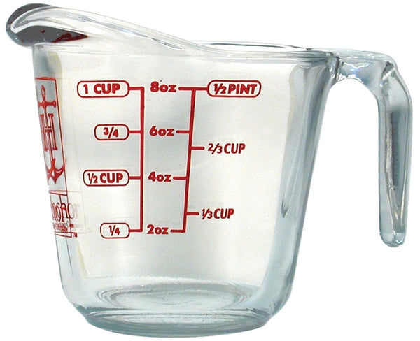 Anchor Hocking 55175OL13 8 Oz Measuring Cup 55175AHG17