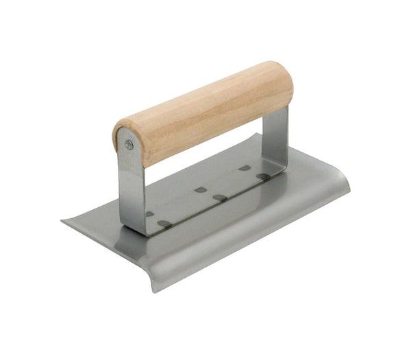 MARSHALLTOWN QLT Curved Concrete Edger, 6 x 2 3/4 Inch, Hand Edger Tool 92