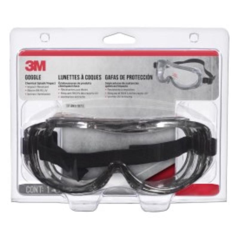 3M Safety 3M Chemical Splash/Impact Goggle, 1-Pack (91264-80025) 91264-80025T