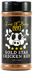 Loot N Booty BBQ Gold Star Chicken Rub 13 Oz Shaker OW88251