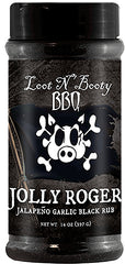 Loot N Booty Jolly Roger Jalapeno Garlic Black Rub - 14 oz OW88410
