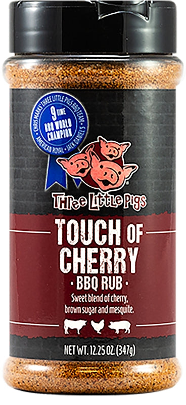 Three Little Pigs Touch of Cherry BBQ Rub Large 12.25 oz OW85131