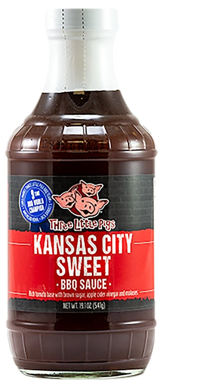 THREE LITTLE PIGS" Kansas City Sweet Sauce - 19.5 Ounce Bottle OW85500