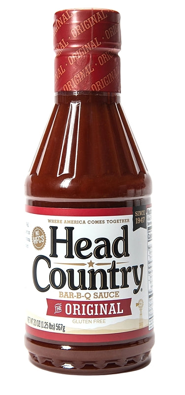 Head Country Bar-B-Q Sauce, Original Flavor, 20 oz