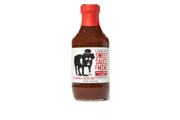 Sweet Sauce O'Mine Sweet & Spicy Vinegar Barbeque Sauce 18 oz ( All Natural Gluten Free ) SS02011