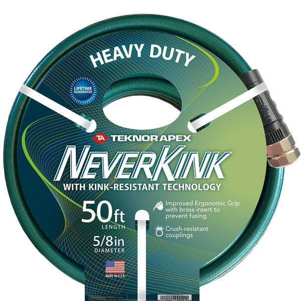 Teknor Apex 100519499 NeverKink 8615-50, Heavy Duty Garden Hose, 5/8-Inch by 50-Feet 8617-50/8615-50