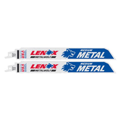LENOX Tools LAZER Metal Cutting Reciprocating Saw Blade, Bi-Metal, 9-inch, 18 TPI, 2/PK 24907T9118R