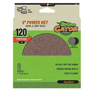 Gator 4802 Mesh Sanding Discs, 120 Grit, 5 In., 8 Pk. - Quantity 1