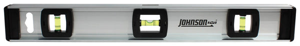 Johnson Level & Tool 1300-1800 Aluminum Level w/Rule, 18", Silver, 1 Level