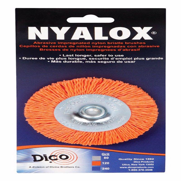 Dico Nylon Wheel Brush 3 " Coarse 541-777-3